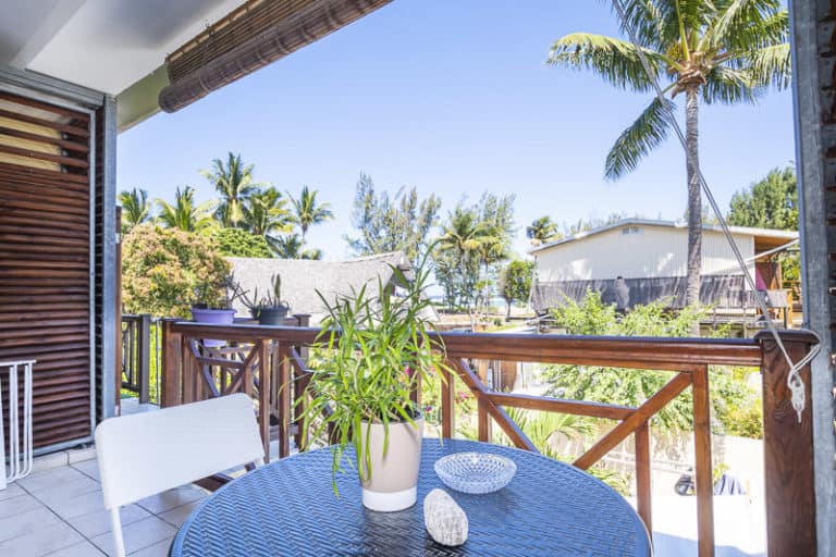terrasse salle de bain Burton Sun Corail location saisonnière