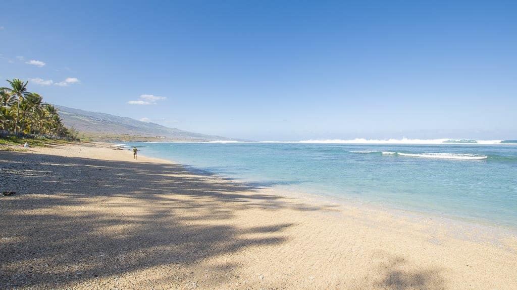 vue sur la plage Hermitage Burton Sun Réunion